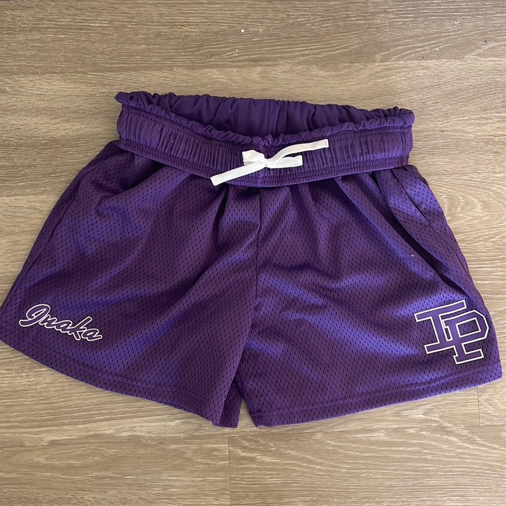 Inaka Power Purple Mesh Shorts Worn Once